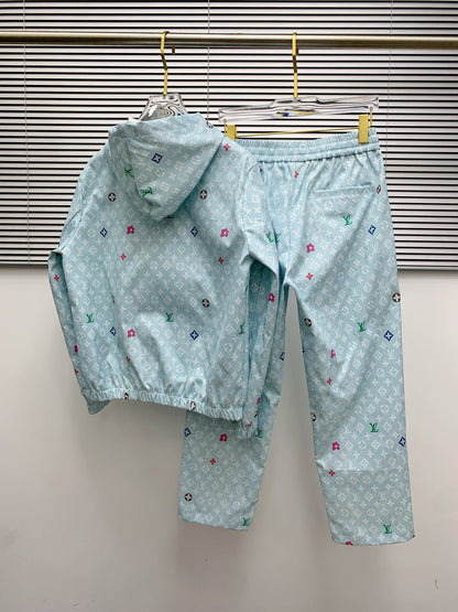 250908 New high-quality custom fabric full-print casual suit