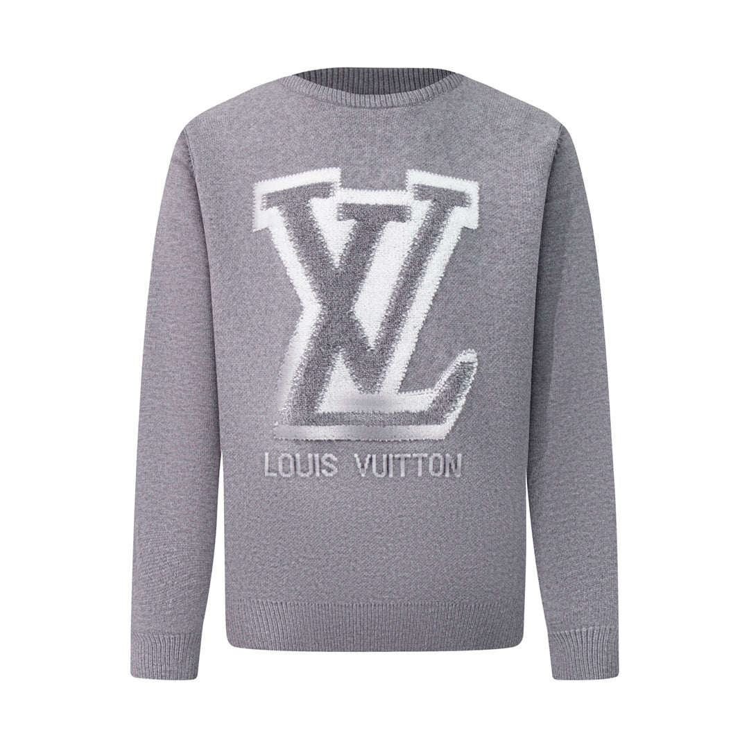 250908 New high-quality towel embroidered jacquard long-sleeved sweater
