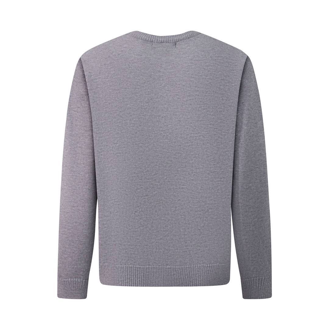 250908 New high-quality towel embroidered jacquard long-sleeved sweater