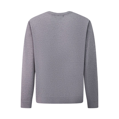 250908 New high-quality towel embroidered jacquard long-sleeved sweater