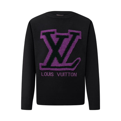 250908 New high-quality towel embroidered jacquard long-sleeved sweater