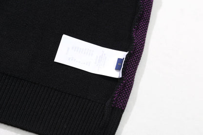250908 New high-quality towel embroidered jacquard long-sleeved sweater