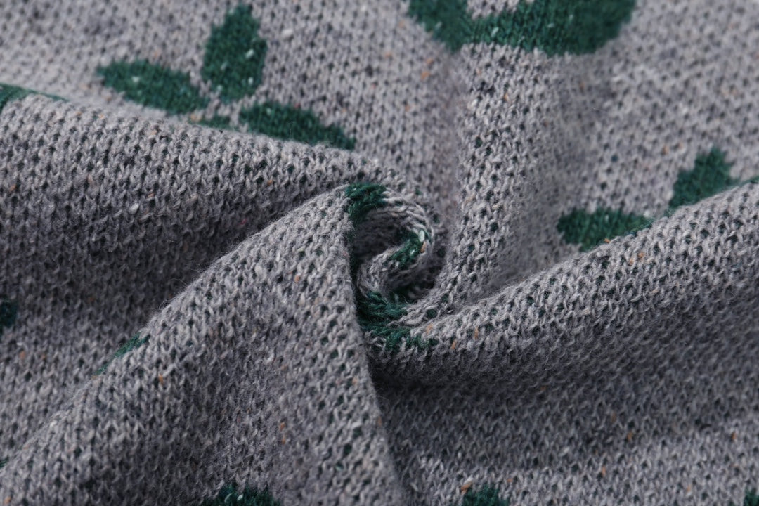 250908 New high-quality jacquard full-print knitted sweater