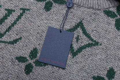 250908 New high-quality jacquard full-print knitted sweater