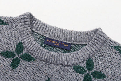 250908 New high-quality jacquard full-print knitted sweater