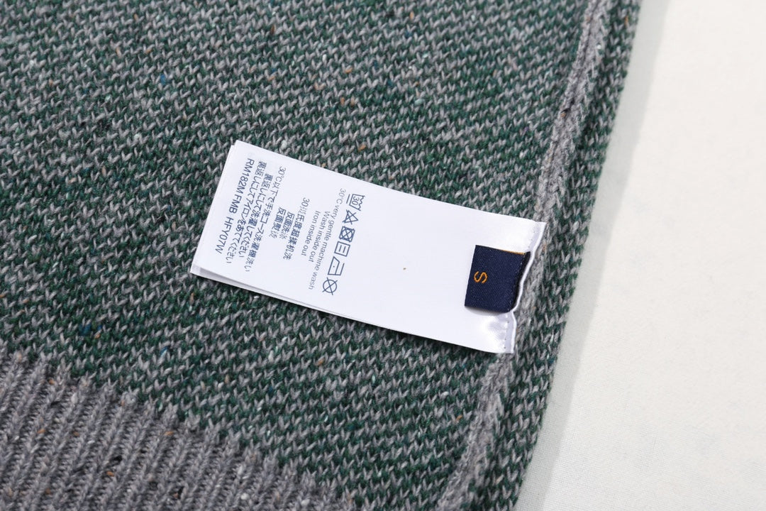 250908 New high-quality jacquard full-print knitted sweater