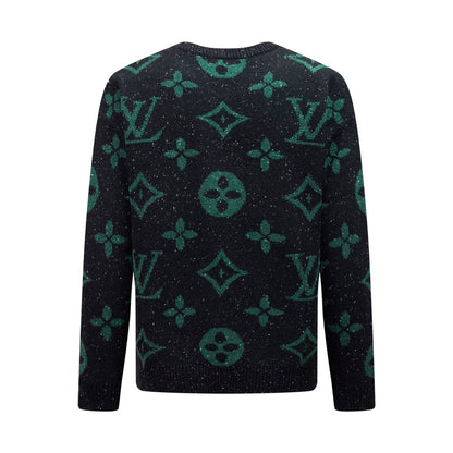 250908 New high-quality jacquard full-print knitted sweater