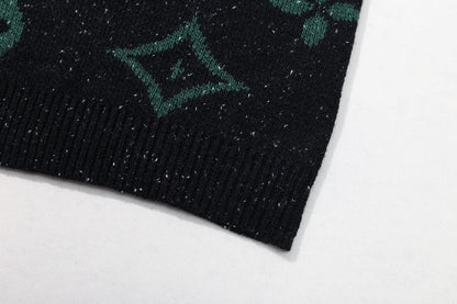 250908 New high-quality jacquard full-print knitted sweater