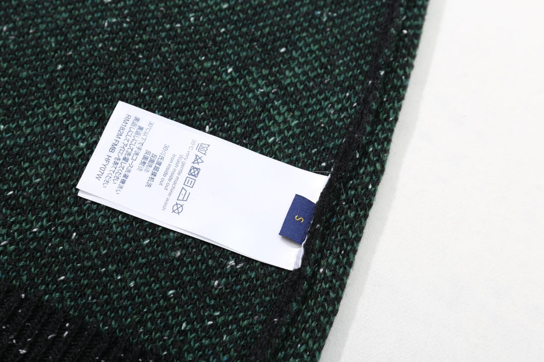 250908 New high-quality jacquard full-print knitted sweater
