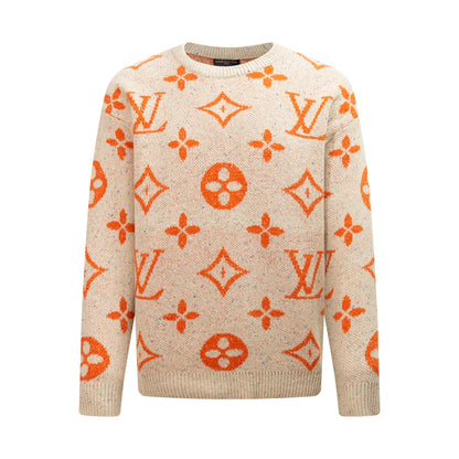 250908 New high-quality jacquard full-print knitted sweater