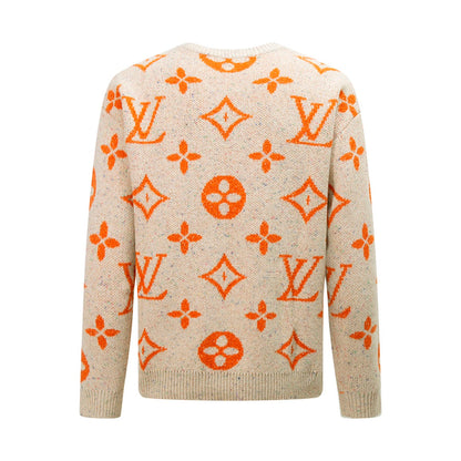 250908 New high-quality jacquard full-print knitted sweater