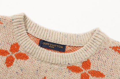 250908 New high-quality jacquard full-print knitted sweater