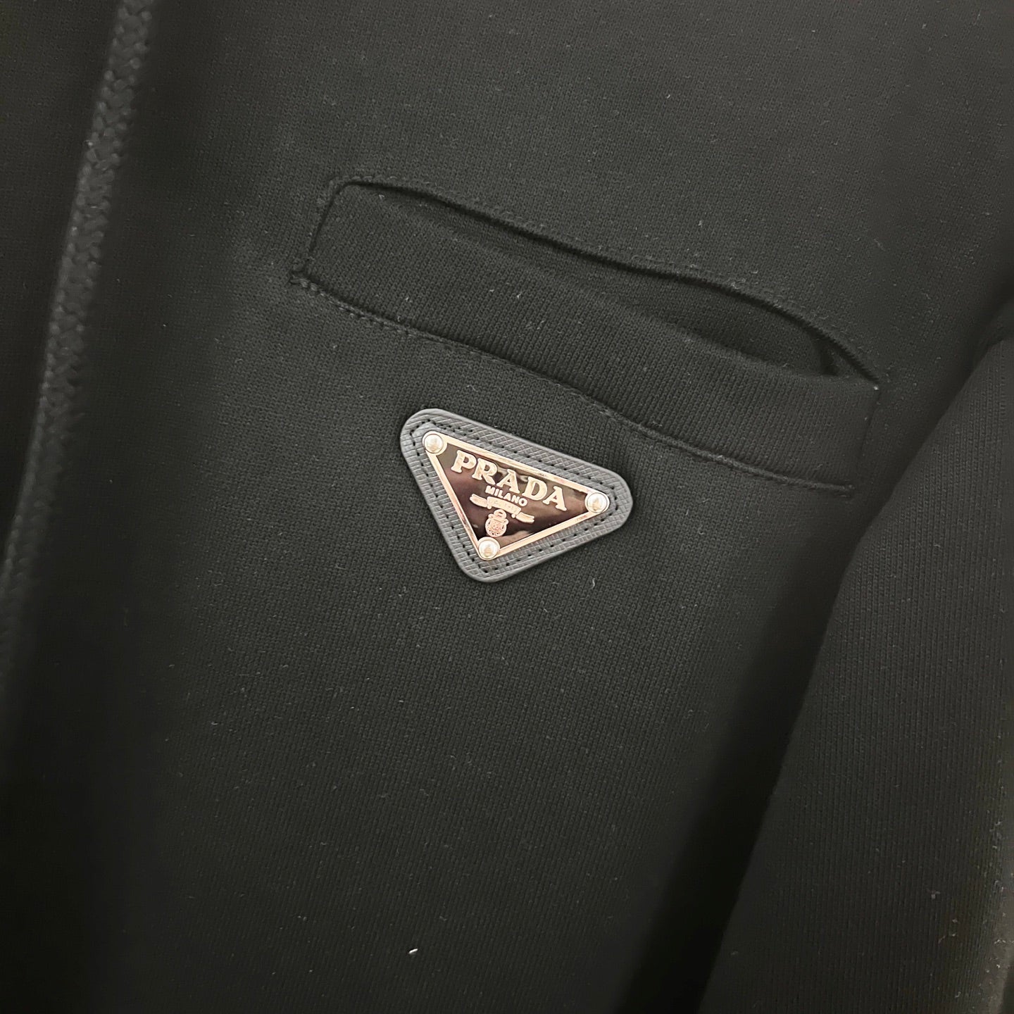 250908 New high-quality fake pocket triangular label hooded sweatshirt