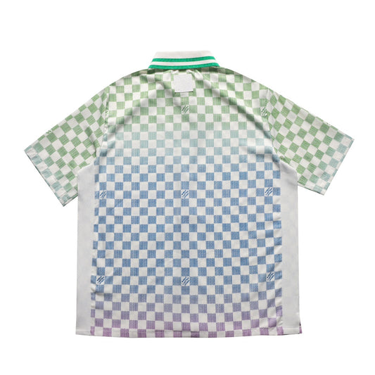 250908 New high-quality mulberry silk gradient shirt