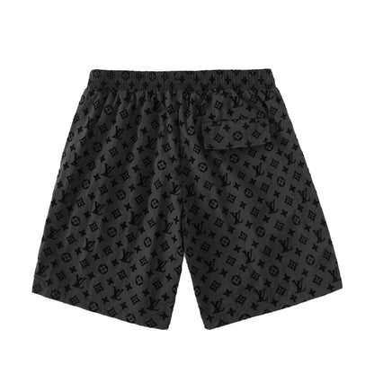 250908 New high-quality flocked full-print shorts