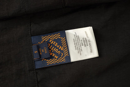 250908 New high-quality, soft, dark-patterned, color-blocking jacquard shirt
