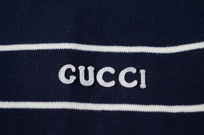 250908 New high-quality soft jacquard striped knitted POLO