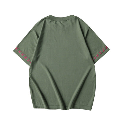 250917 New high-quality fine wool knitted short-sleeved shirt