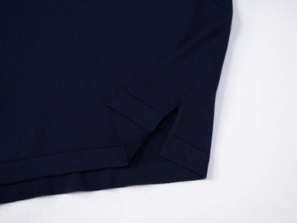 250917 New high-quality cotton blended plain Polo shirt sweater