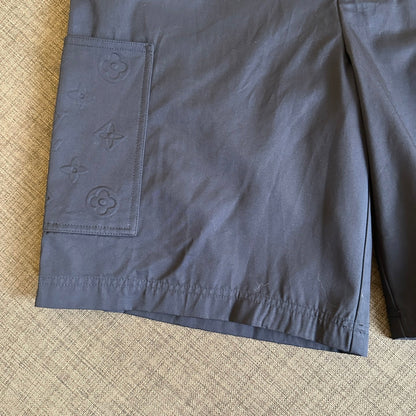 250917 New high-quality pocket embossed monogram shorts