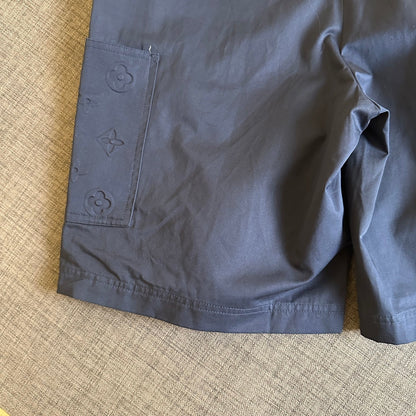 250917 New high-quality pocket embossed monogram shorts