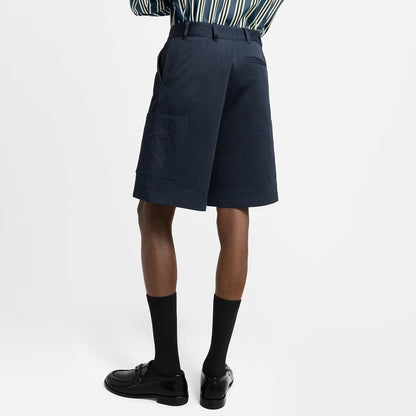 250917 New high-quality pocket embossed monogram shorts