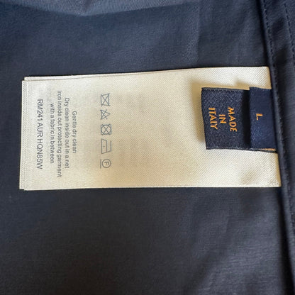 250917 New high-quality pocket embossed monogram short-sleeved shirt