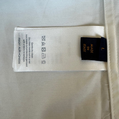 250917 New high-quality pocket embossed monogram short-sleeved shirt