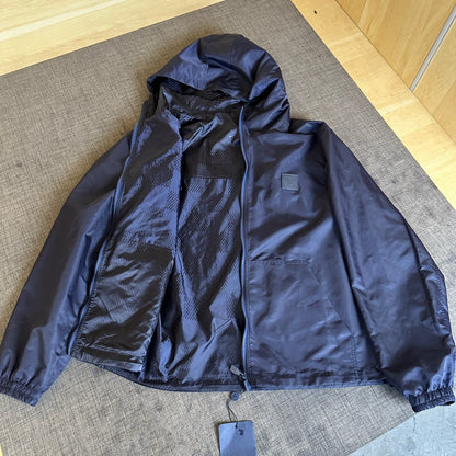 250917 new high-quality checkered jacquard double-sided hooded jacket