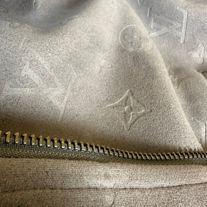250917 new high-quality suede fleece steel embossed monogram casual jacket