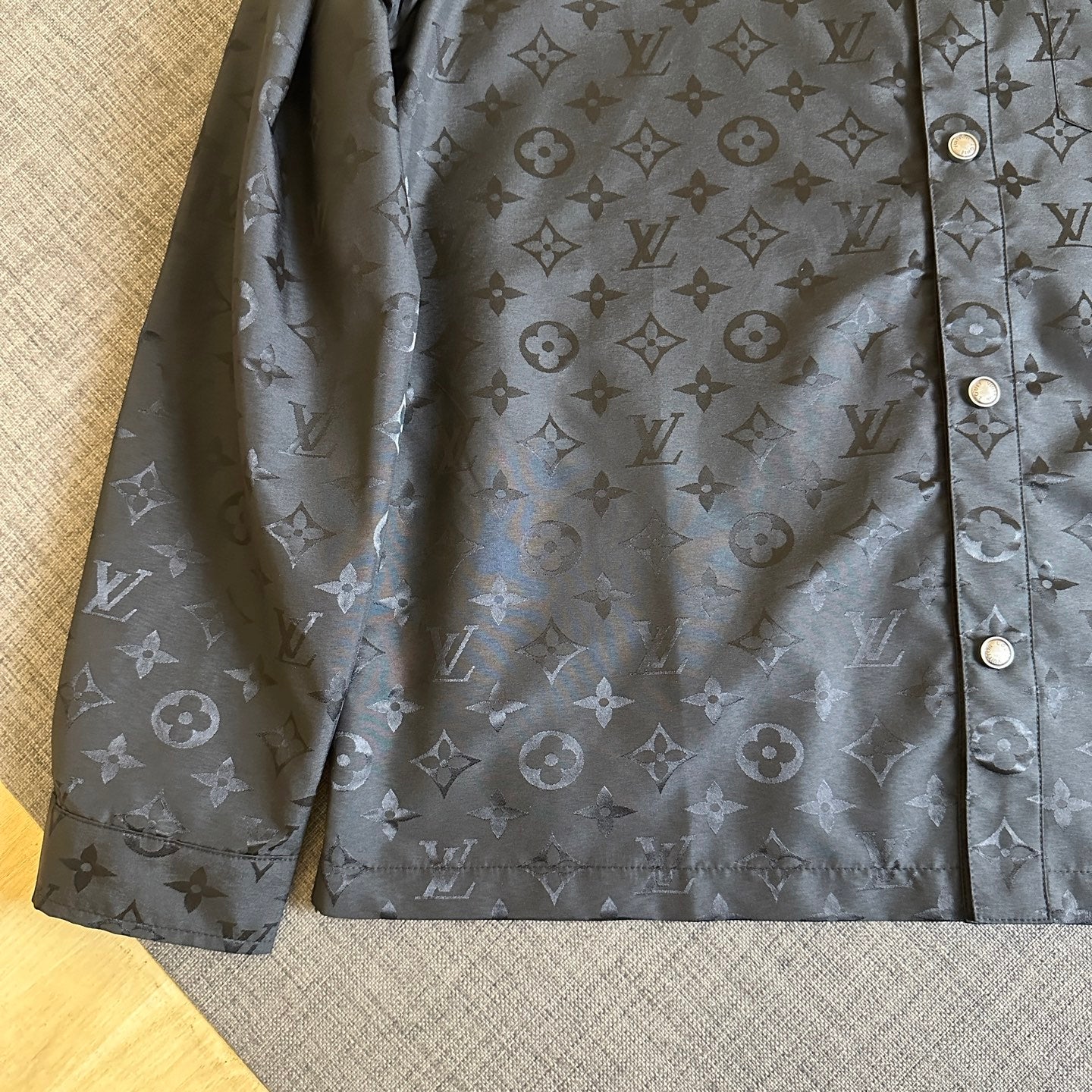 250917 New high-quality monogram shirt coat