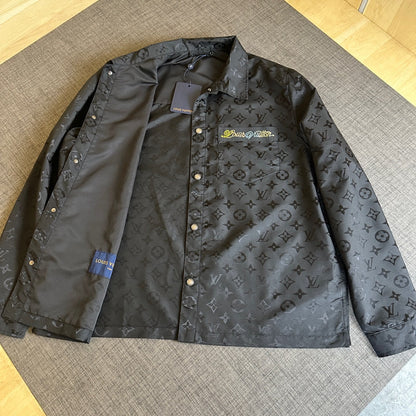 250917 New high-quality monogram shirt coat