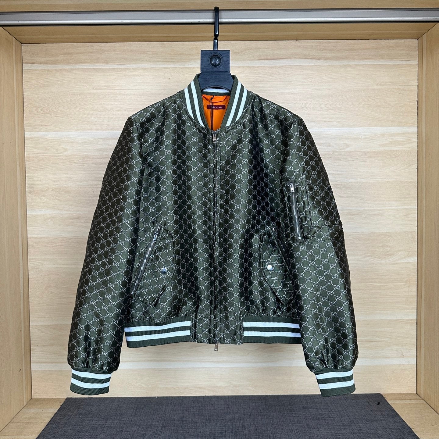 250917 New high-quality custom-woven jacquard fabric baseball jacket