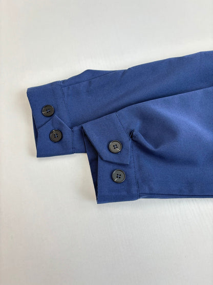 250917 A new high-quality color-blocking printed logo jacket