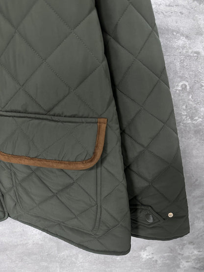 250917 A new high-quality classic quilted down jacket