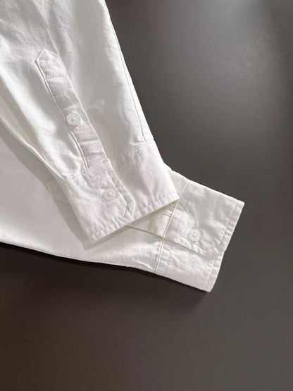 250917 New high-quality, simple and elegant long-sleeved shirt