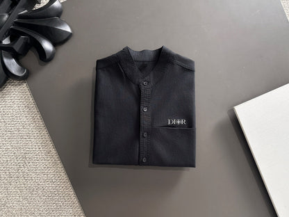 250917 New high-quality, simple and elegant long-sleeved shirt