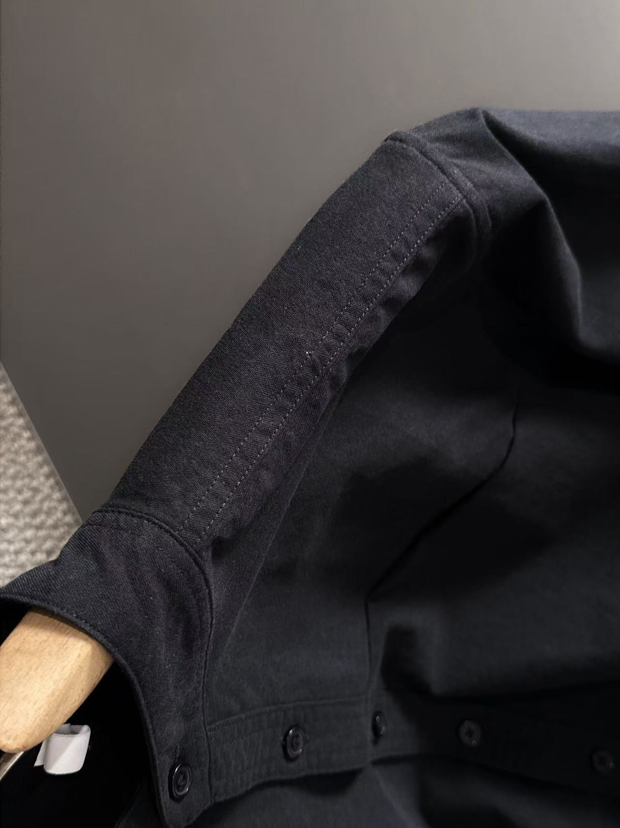 250917 New high-quality, simple and elegant long-sleeved shirt
