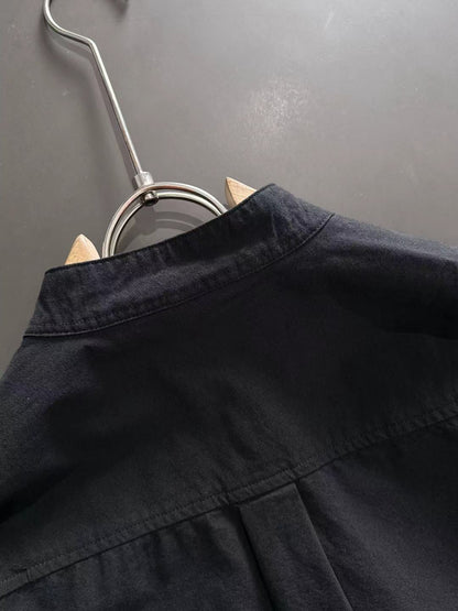 250917 New high-quality, simple and elegant long-sleeved shirt