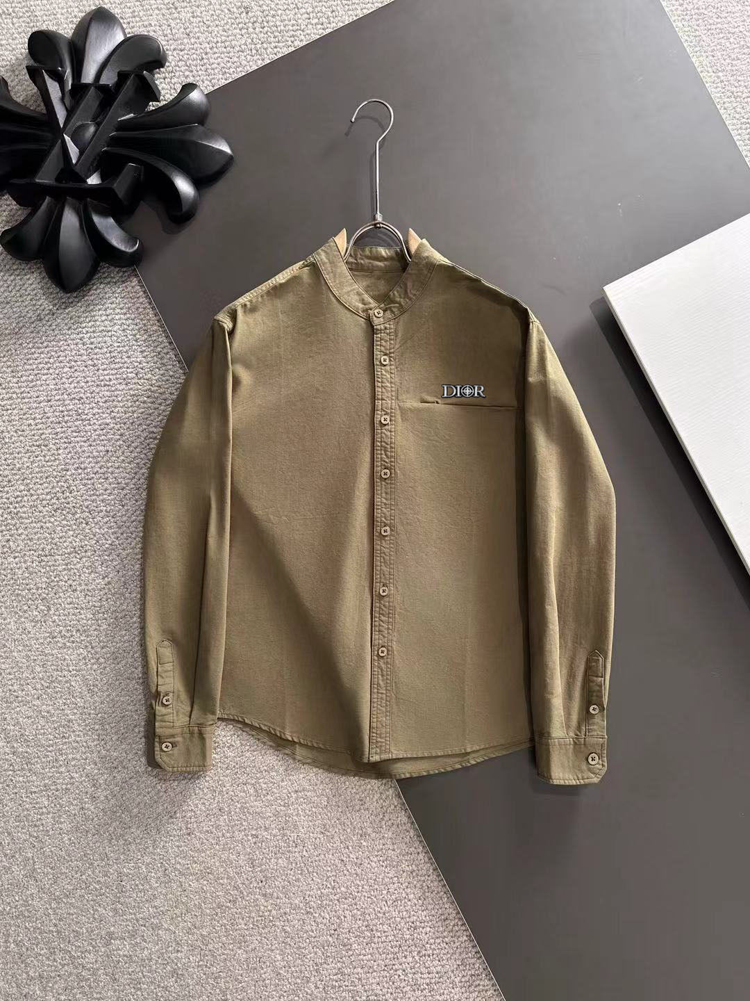 250917 New high-quality, simple and elegant long-sleeved shirt
