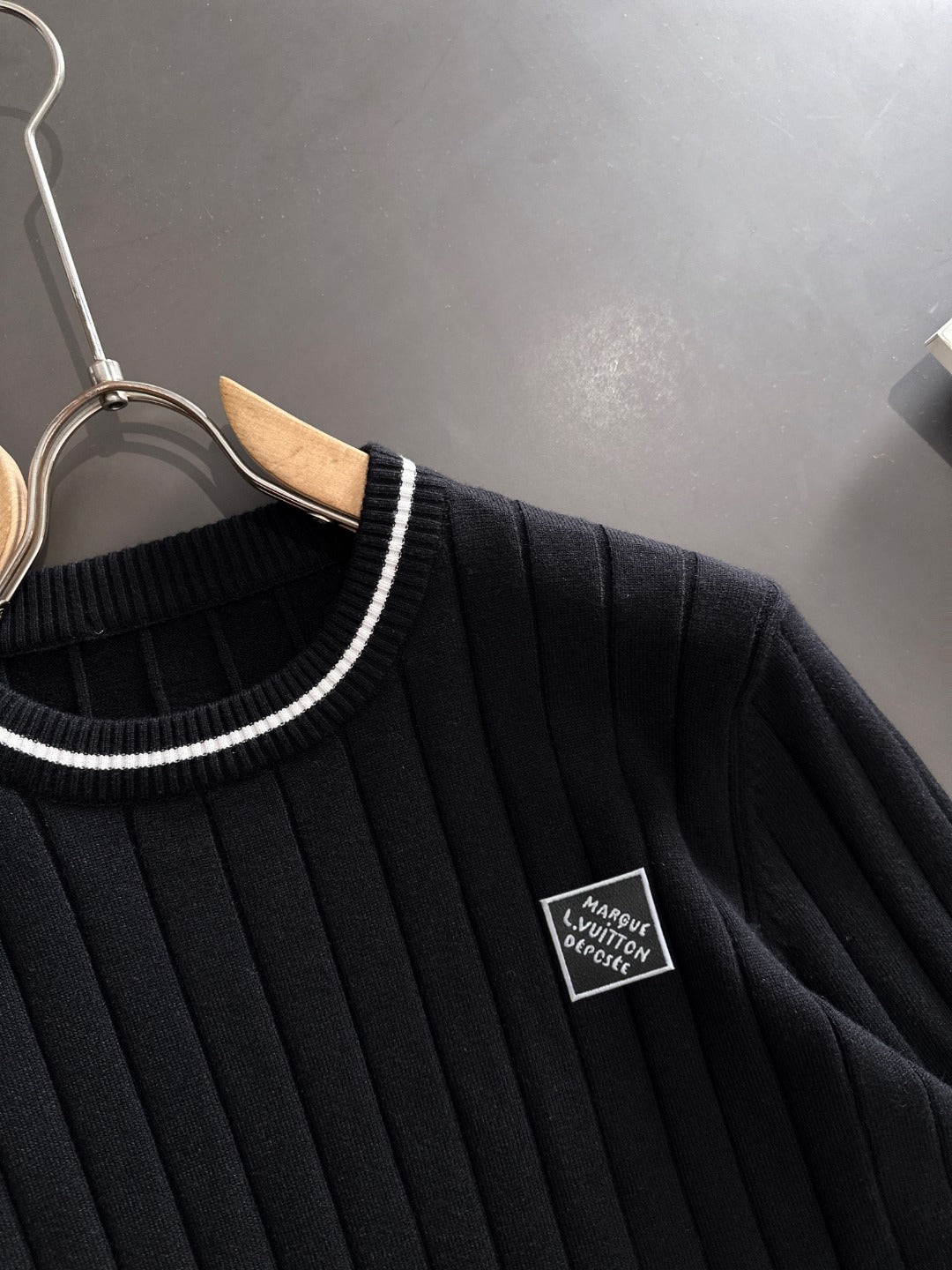 250917 New high-quality wool blend knitted round-neck long-sleeved style