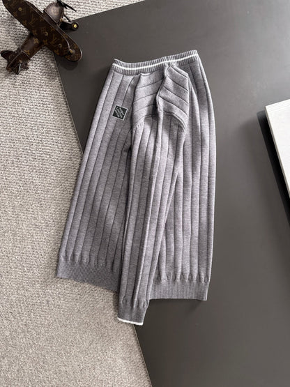 250917 New high-quality wool blend knitted round-neck long-sleeved style