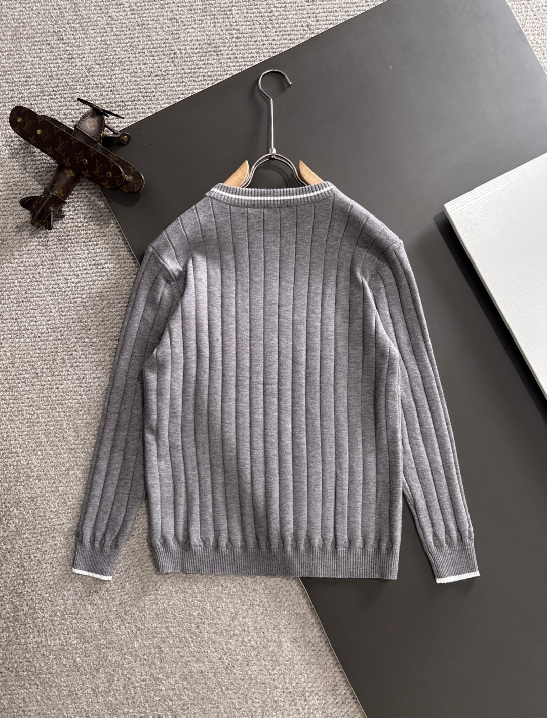 250917 New high-quality wool blend knitted round-neck long-sleeved style