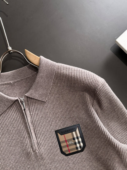 250917 New high-quality wool blend knitted round-neck long-sleeved style