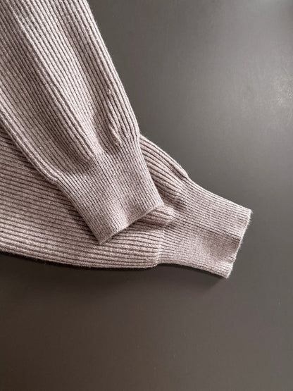 250917 New high-quality wool blend knitted round-neck long-sleeved style
