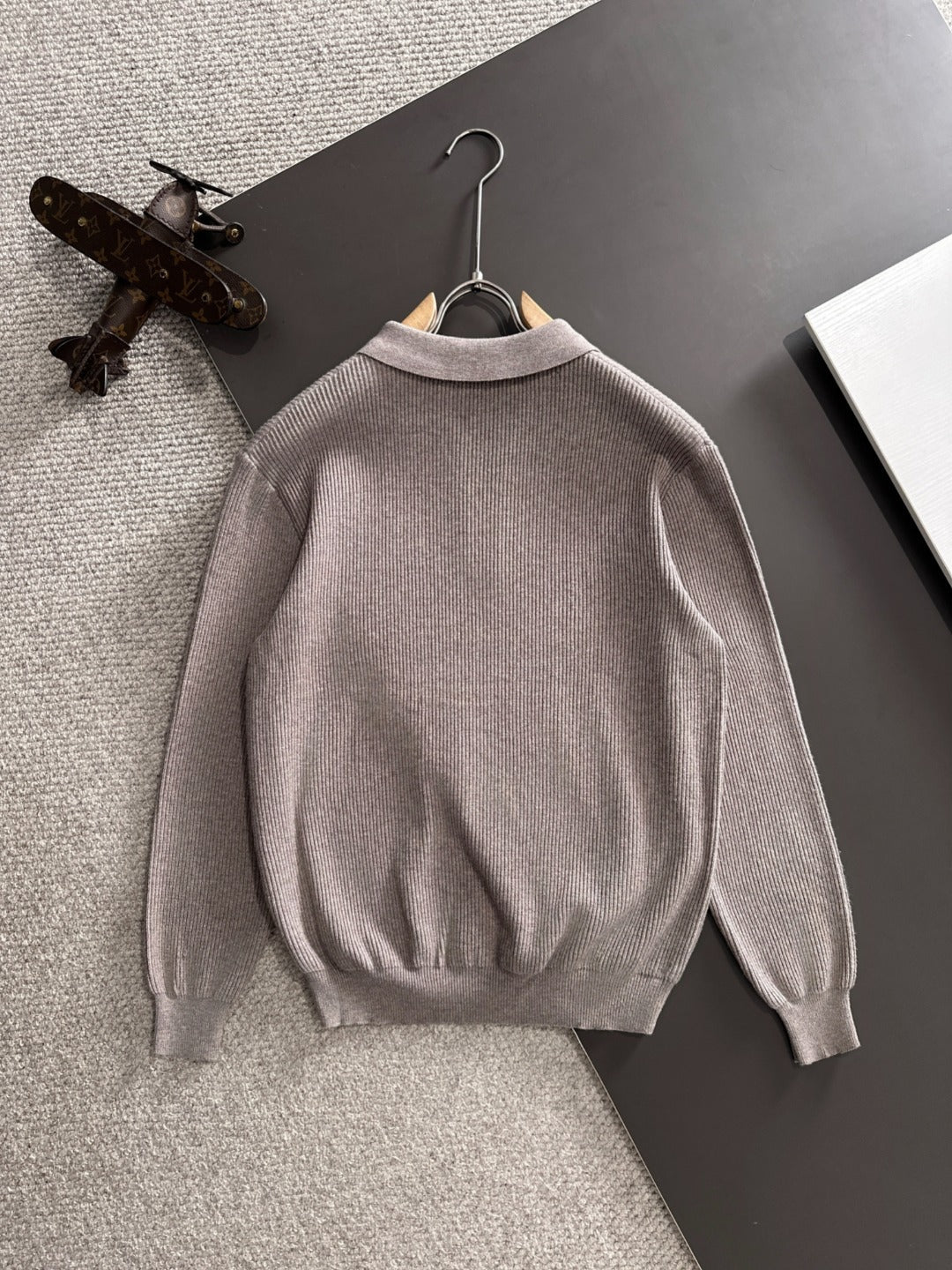 250917 New high-quality wool blend knitted round-neck long-sleeved style
