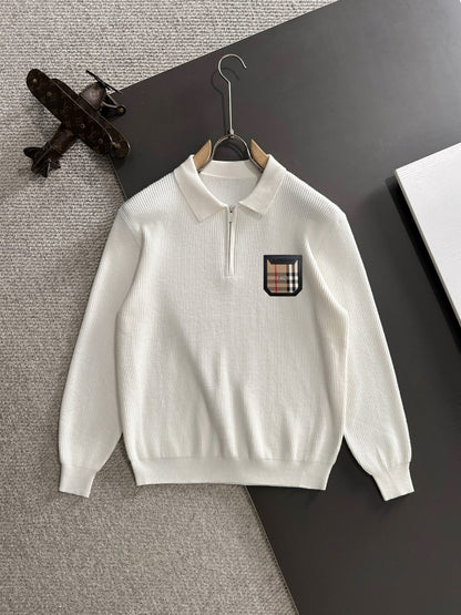 250917 New high-quality wool blend knitted round-neck long-sleeved style