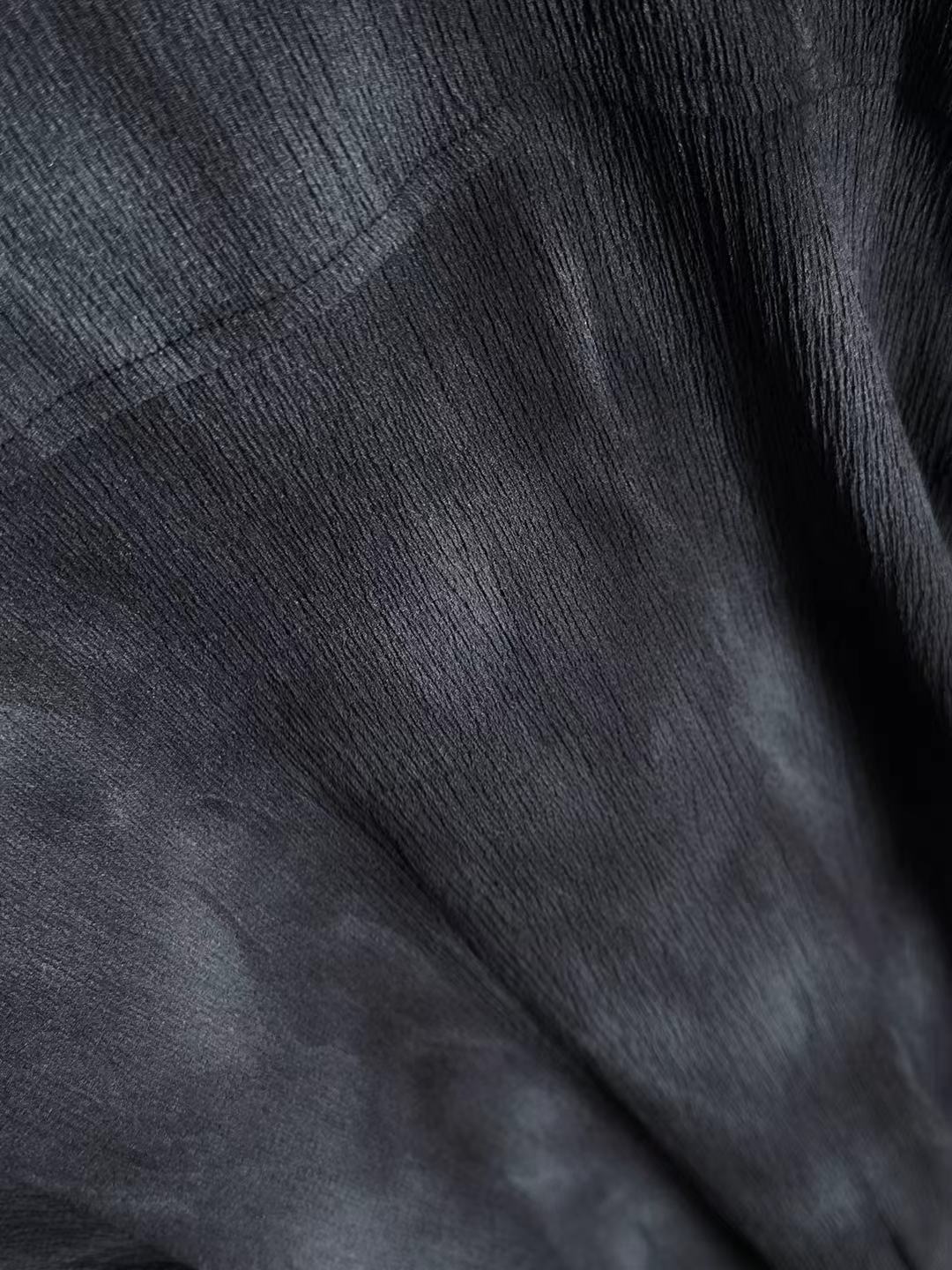 250917 New high-quality, thin, button-down, fashionable tie-dyed long-sleeved shirt