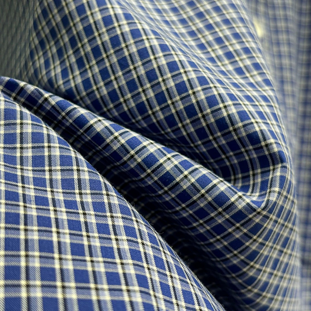 250917 New high-quality checked embroidered shirt