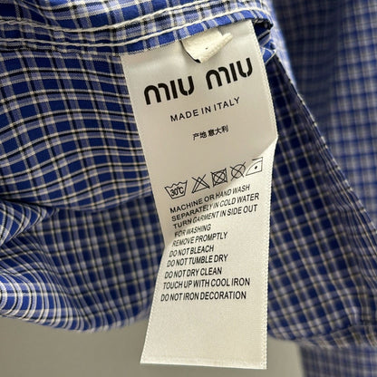 250917 New high-quality checked embroidered shirt